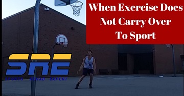 When Exercise Does Not Carry Over To Sport