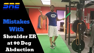 Common Problems with Shoulder ER at 90 Degree Abduction