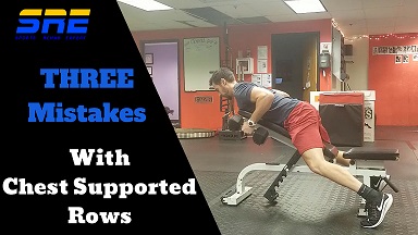 Three Mistakes With Chest Supported Rows